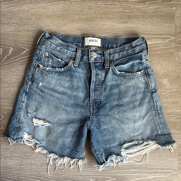 Agolde Parker Long Short with Cuff heatwave 24 - Picture 2 of 10